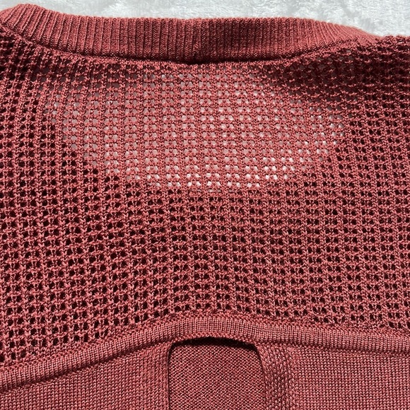 Lululemon Back to Balance Long Sleeve Sweater Rustic Clay Size XS Excellent - Picture 11 of 15